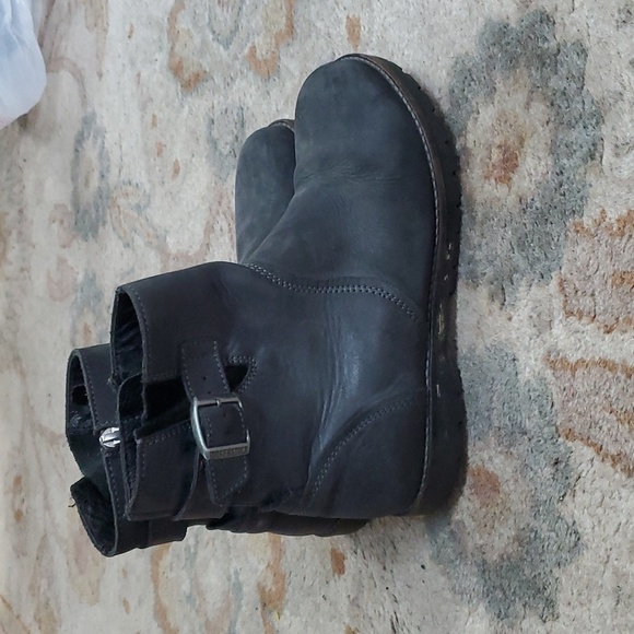 Birkenstock Stowe leather moto ankle boots - Picture 1 of 7